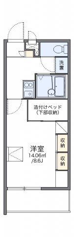 レオパレスサンブリッジⅣの間取り画像