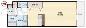 ラフィネ西之町の間取り画像