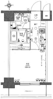 グリフィン川崎・西口シティプラザの間取り画像