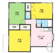 フォーブル中台の間取り画像