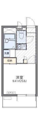レオパレスSNブルーウッドの間取り画像