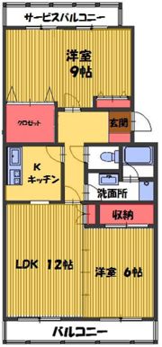 ドルフヤマノウチAの間取り画像