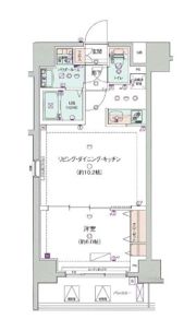 ジェノヴィア錦糸町Ⅱスカイガーデンの間取り画像