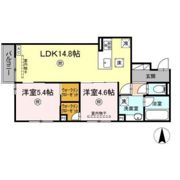 ドルチェ広島駅東の間取り画像