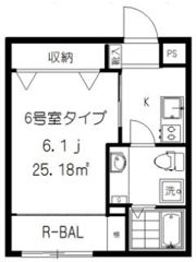 フォセット上北沢の間取り画像