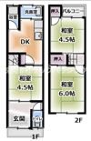 金田町1丁目貸家の間取り画像