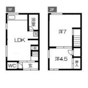灘北通7丁目一戸建の間取り画像