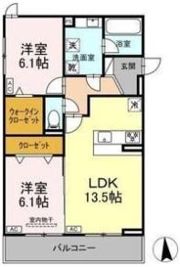 リュッカ鳥神の間取り画像