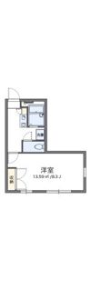 レオパレスLuceⅠの間取り画像