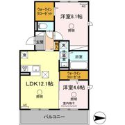 コスモス田迎の間取り画像