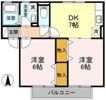 ハイカムール B棟の間取り画像