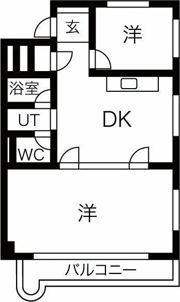 青柳ハイツの間取り画像