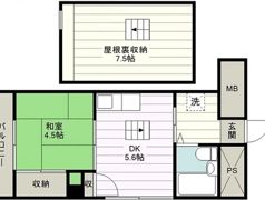 おおいビラはいめんの間取り画像
