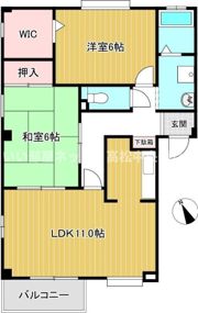 フォブール津森B棟の間取り画像