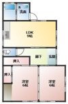 国分寺貸家の間取り画像