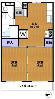 公園ハイツの間取り画像
