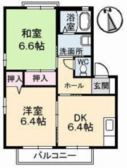 メテオール A棟の間取り画像