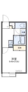 レオパレスボンマルシェ山科の間取り画像