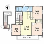 リストーロ平和台 A棟の間取り画像