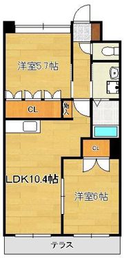Slow Hand壱番館の間取り画像