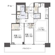 グランドメゾン新梅田タワーザクラブレジデンスの間取り画像