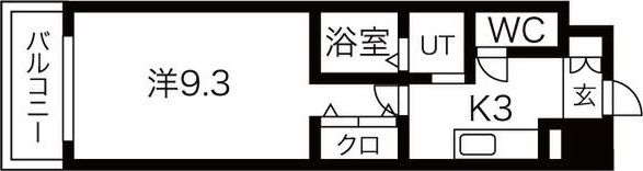 ISM今池(イズムイマイケ)/(旧ウィルテラス今池)の間取り画像