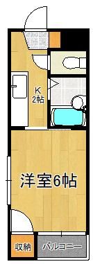 シャトレ小松の間取り画像