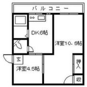 畑中マンションの間取り画像