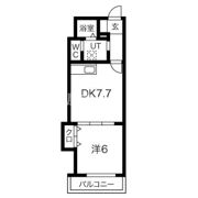 ロイヤルコート恵庭駅前の間取り画像