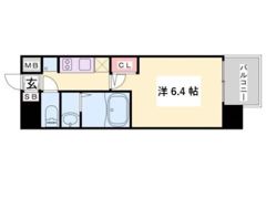 エステムコート神戸ステーションウィズの間取り画像