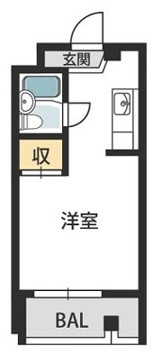 シャルム北梅田の間取り画像
