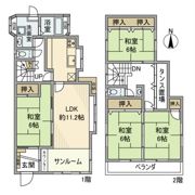 大牧戸建の間取り画像