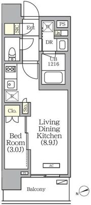 グランエール西日暮里の間取り画像