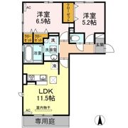 ウエストヒルズ萩Ⅰの間取り画像