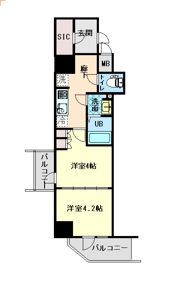 神戸元町Noahの間取り画像