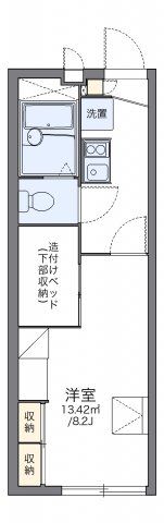 レオパレス花咲の丘Ⅱの間取り画像