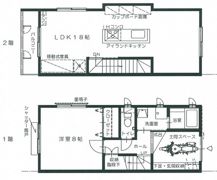 メゾンソレイユCの間取り画像