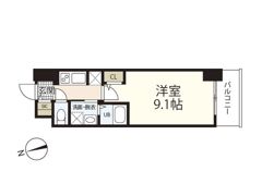 S-RESIDENCE広島駅clarityの間取り画像