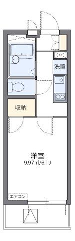 レオパレスクルーオブアイランドの間取り画像