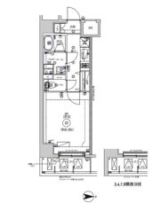 RELUXIA千住大橋の間取り画像