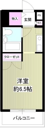 メゾン市川の間取り画像