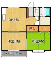 ハイツさやの間取り画像