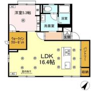 クレストパレス B棟の間取り画像