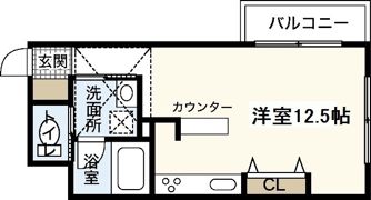 XーSELLヒラモト平和大通りの間取り画像