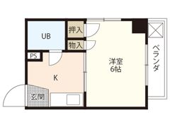 メゾン東雲Ⅰの間取り画像