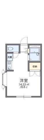 レオパレス永原の間取り画像