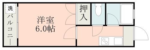 レジデンス渡鹿A棟の間取り画像