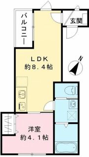 ルガロ西麻布の間取り画像