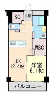 シャトード本山の間取り画像