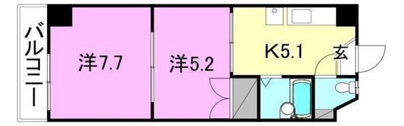 ラッセルスクエア松山市駅 A・B棟の間取り画像